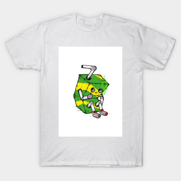 Juice Box thinking T-Shirt by Mister Cacho